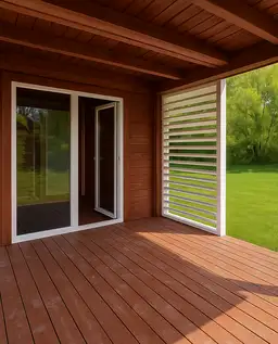 Domek letniskowy drewniany z antresolą Wiktor IV V2 – 35 m² - zdjęcie 8