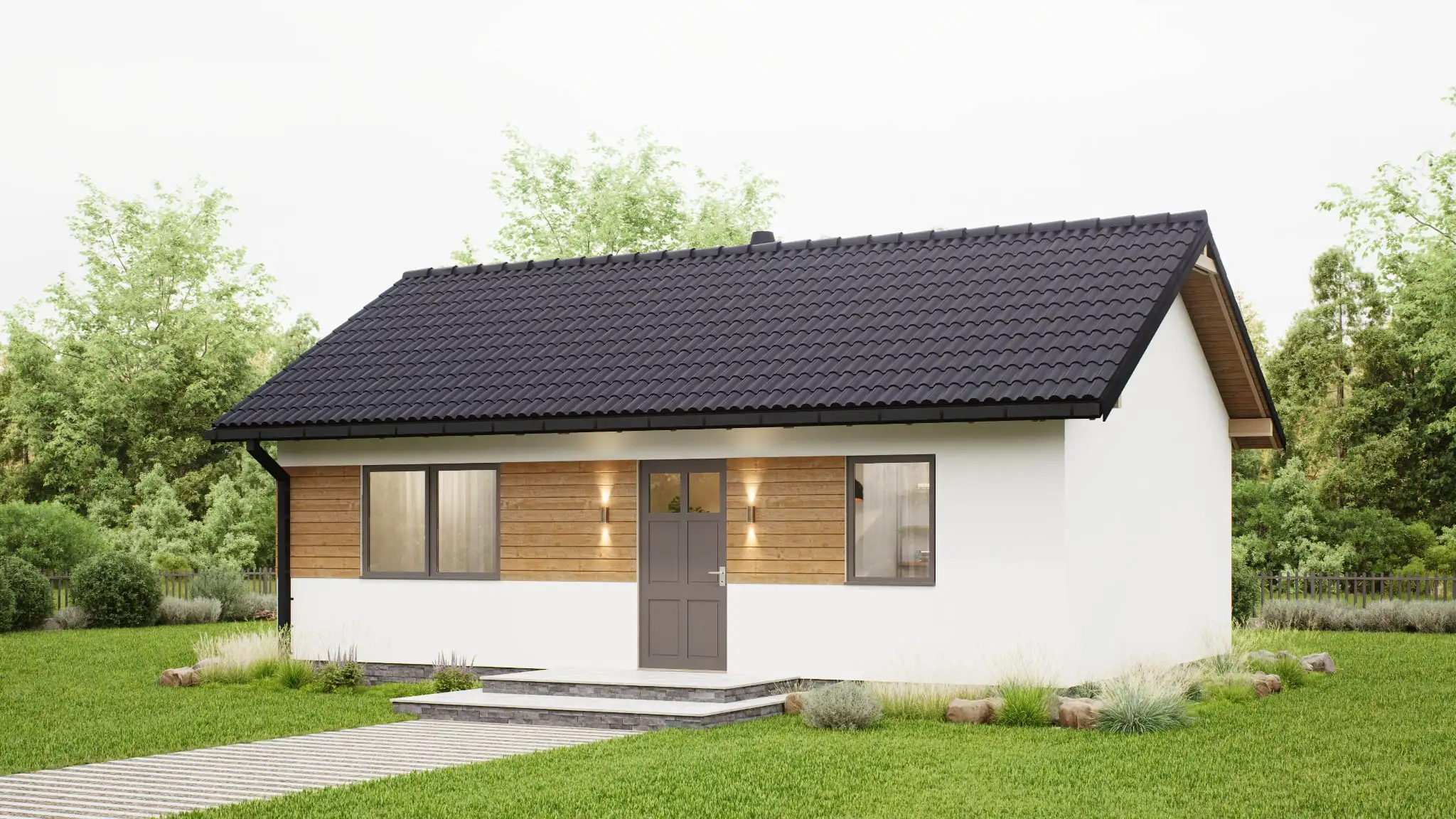 CLT1 Najtańszy Dom Całoroczny w Polsce – WT 2021 – 54 m²