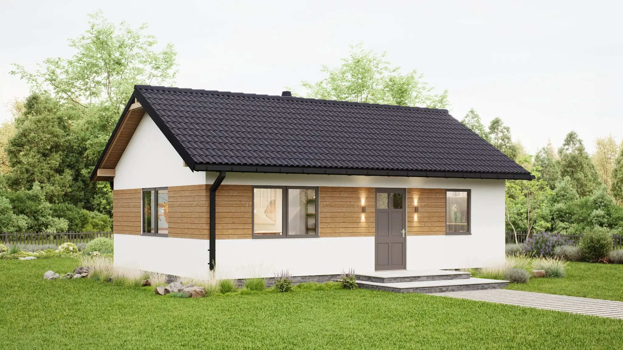 CLT1 Najtańszy Dom Całoroczny w Polsce – WT 2021 – 54 m²