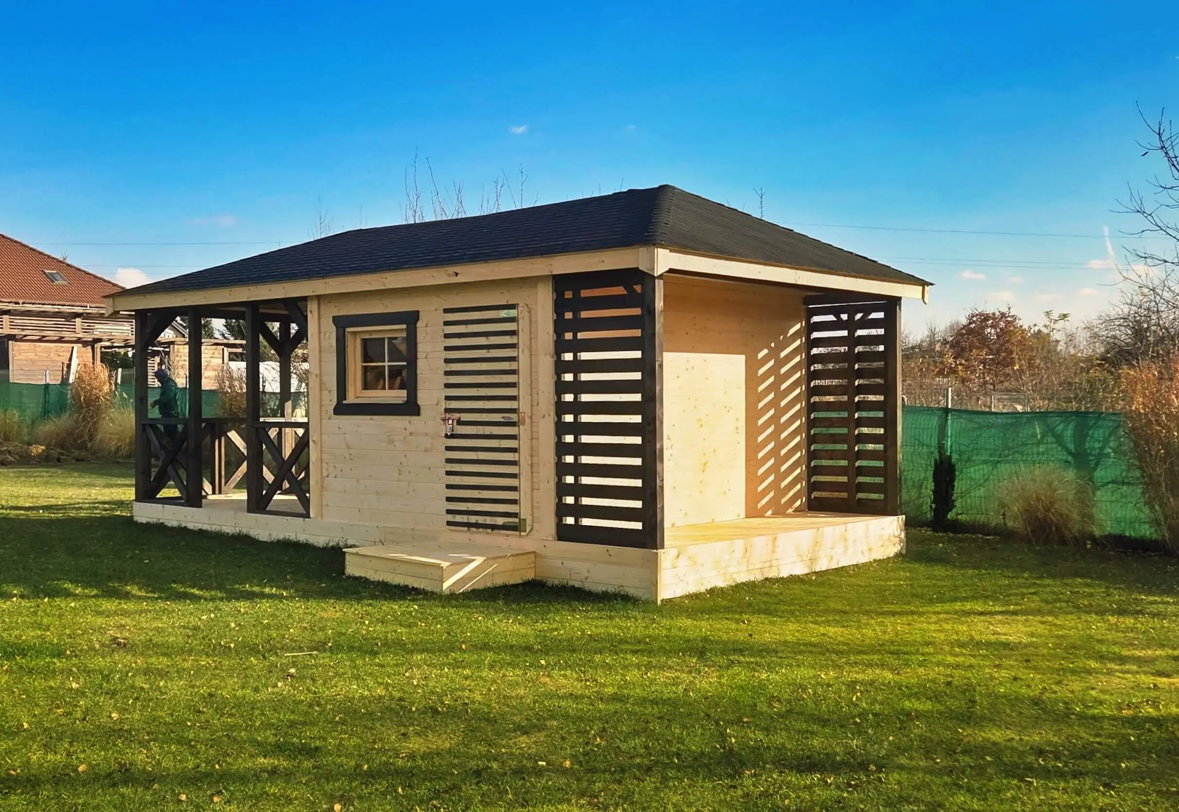 2w1 Altana z domkiem Ludwik v1 - 7x3m