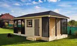 Modułowy Domek z Altaną i Drewutnią Ludwik v2 6×3 m - zdjęcie 6