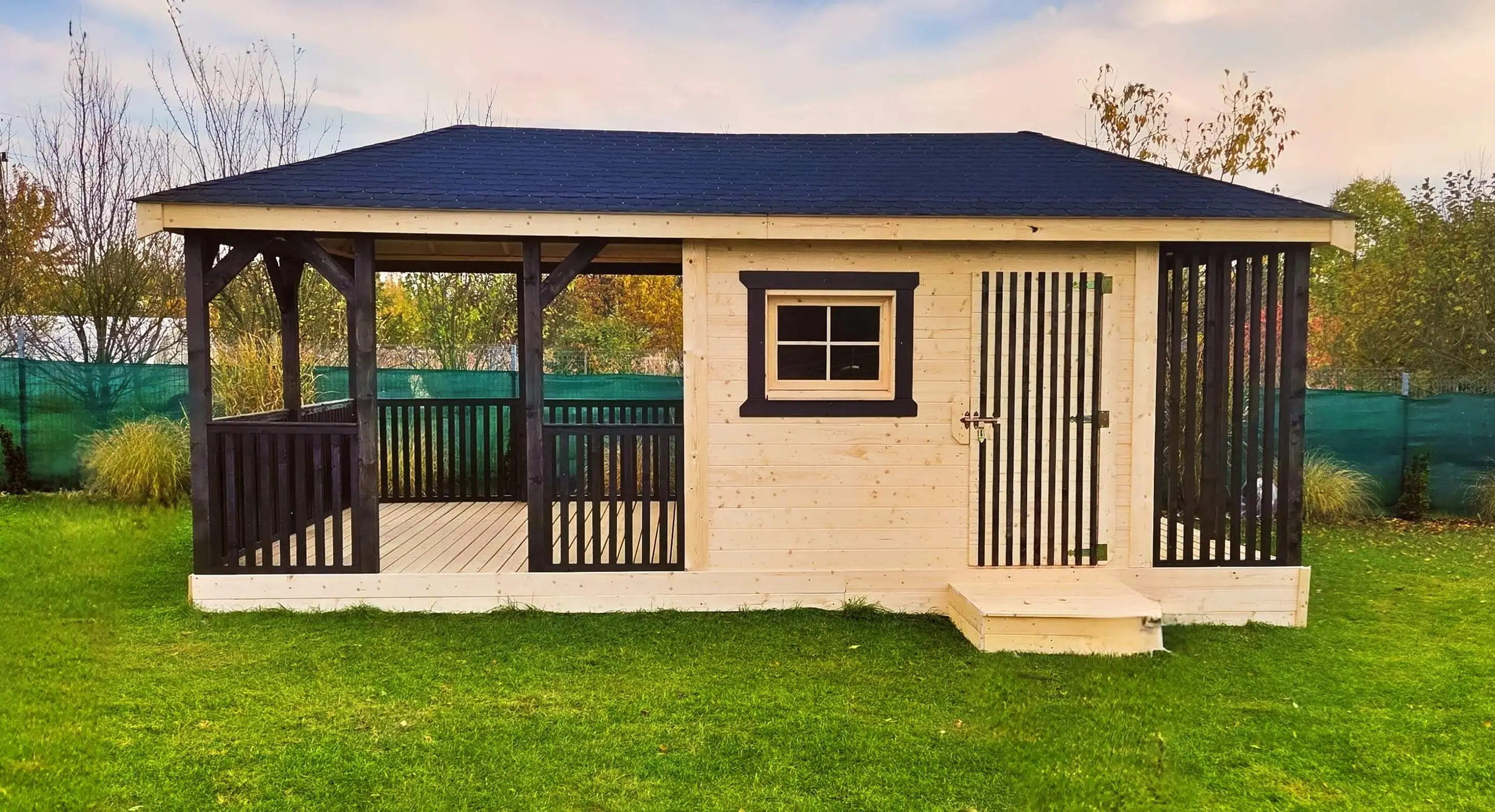 2w1 Altana z domkiem Ludwik v2 6×3 m