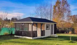 Altana Rekreacyjna z Domkiem i drewutnią Ludwik v4 7×4 m - zdjęcie 3