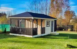 Altana Rekreacyjna z Domkiem i drewutnią Ludwik v4 7×4 m - zdjęcie 4