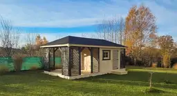 Zabudowa Ogrodowa 3w1: Altana, Domek, Drewutnia Ludwik v5 7×3 m - zdjęcie 8