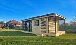 Zestaw Ogrodowy Domek + Altana + Drewutnia Ludwik v6 6×4 m - zdjęcie 6