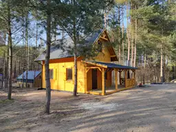 CRP10 - Domek rekreacyjny 35 m², widok boczny