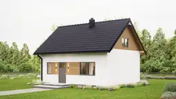 Najtańszy Dom Całoroczny w Polsce CLT3 – WT2021 – 50 m² + Poddasze - zdjęcie 4