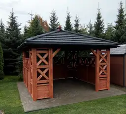 Altana Diana, pokryta blachą - 4x3,5m  - zdjęcie 4