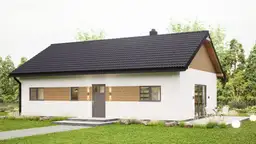 CLT4 Najtańsze ~100 m² mieszkalne w Polsce — dom całoroczny w standardzie WT 2021 - zdjęcie 1