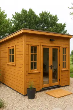 Drewniany Domek narzędziowy Grzegorz - 3,5x3,5m  - zdjęcie 3