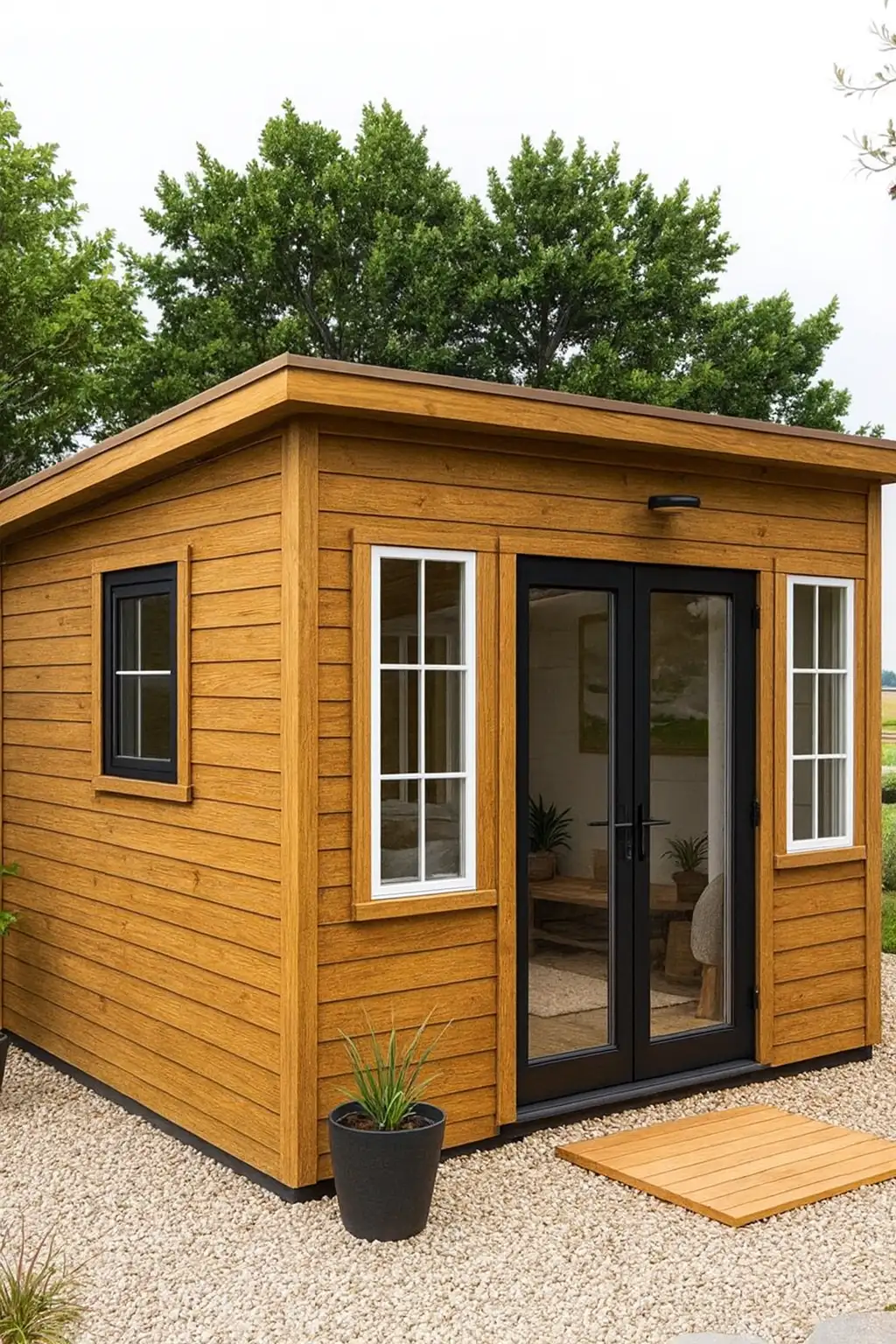 Drewniany Domek narzędziowy Grzegorz - 3,5x3,5m