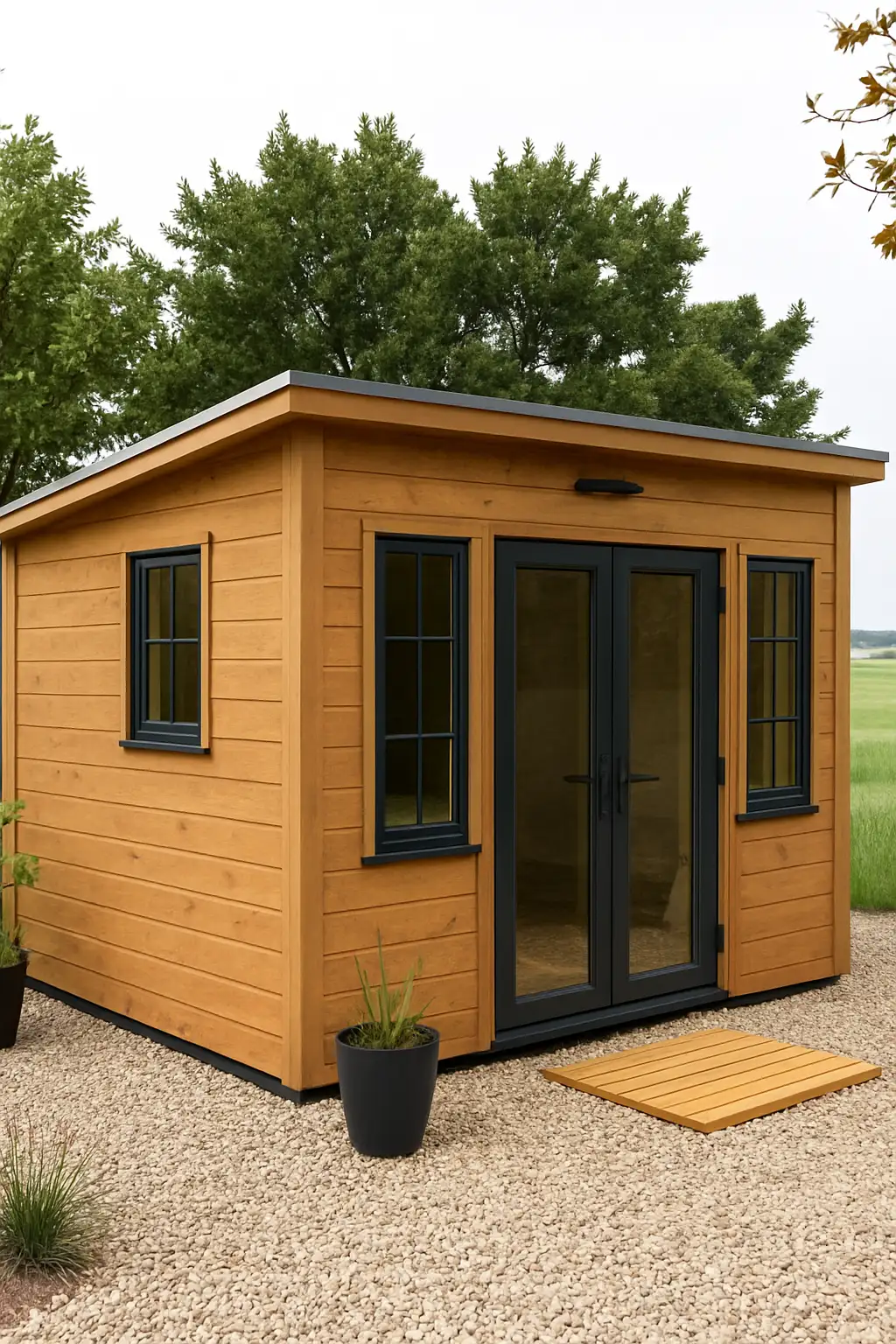 Drewniany Domek narzędziowy Grzegorz - 3,5x3,5m