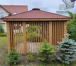Altanka ogrodowa drewniana Nela – solidna konstrukcja od Drewnolandii