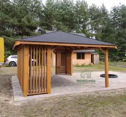 Altanka Nela – nowoczesna altana ogrodowa z drewna