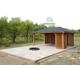 Drewnolandia – nowoczesna altanka ogrodowa Nela