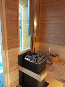 Sauna Fińska z piecem opalanym drewnem - zdjęcie 7