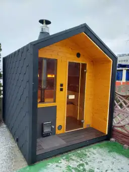 Sauna Fińska z piecem opalanym drewnem - zdjęcie 3