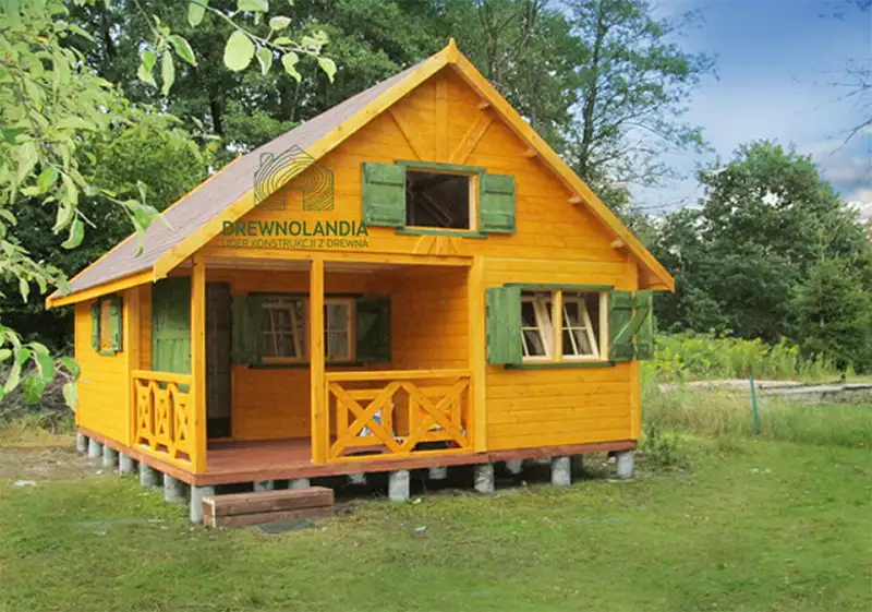 Domek drewniany Wiktor III - 5x6m SSO