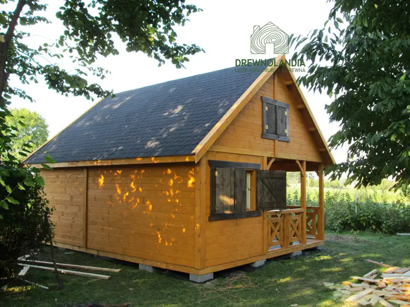 Domek drewniany Wiktor III - 5x6m SSO