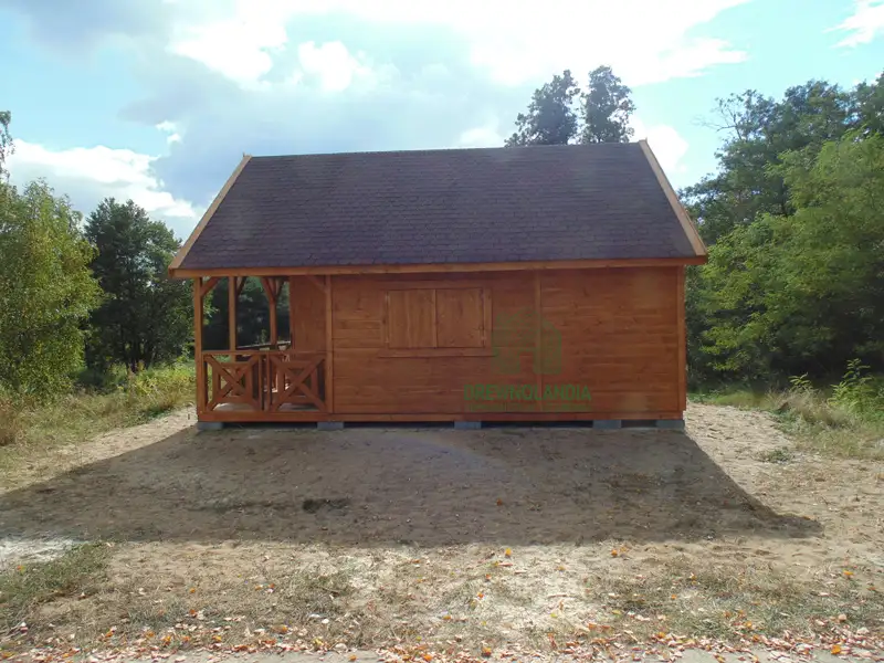 Domek drewniany Wiktor III - 5x6m SSO