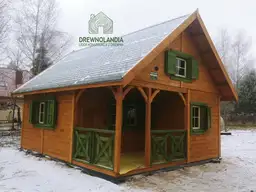 Domek drewniany Wiktor III - 5x6m SSO - zdjęcie 9