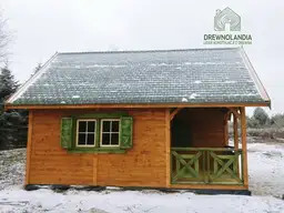 Domek drewniany Wiktor III - 5x6m SSO - zdjęcie 10