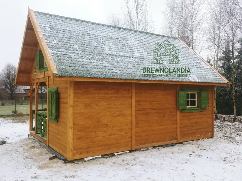 Domek drewniany Wiktor III - 5x6m SSO