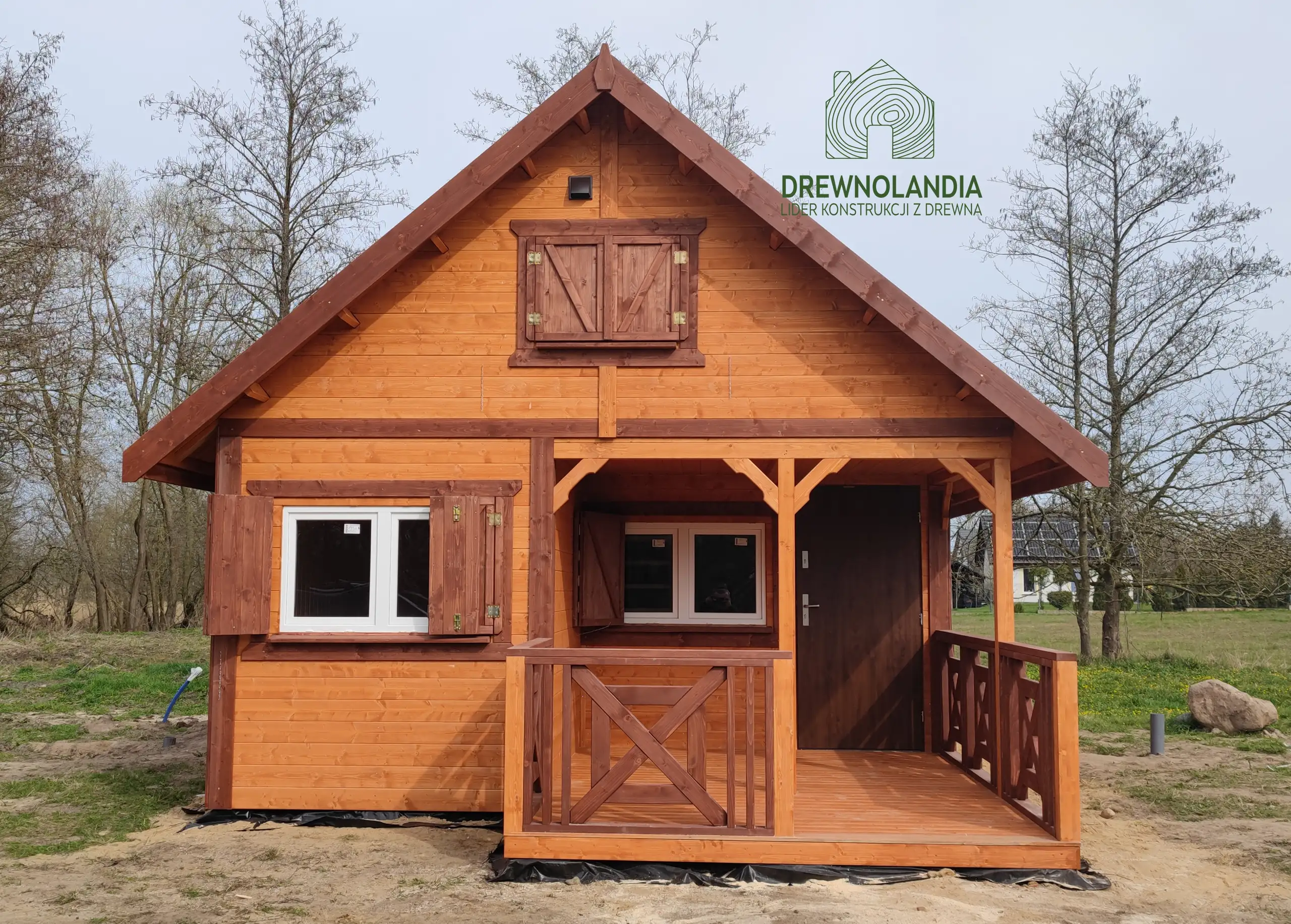 Domek drewniany Wiktor III - 5x6m SSO