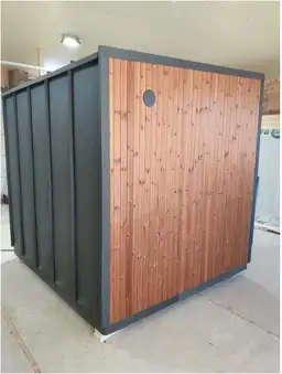 Sauna Fińska kompaktowa 2,5x2,5m - zdjęcie 5