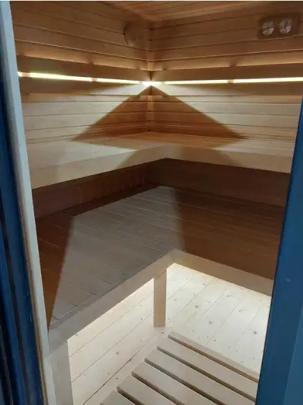 Sauna Fińska kompaktowa 2,5x2,5m