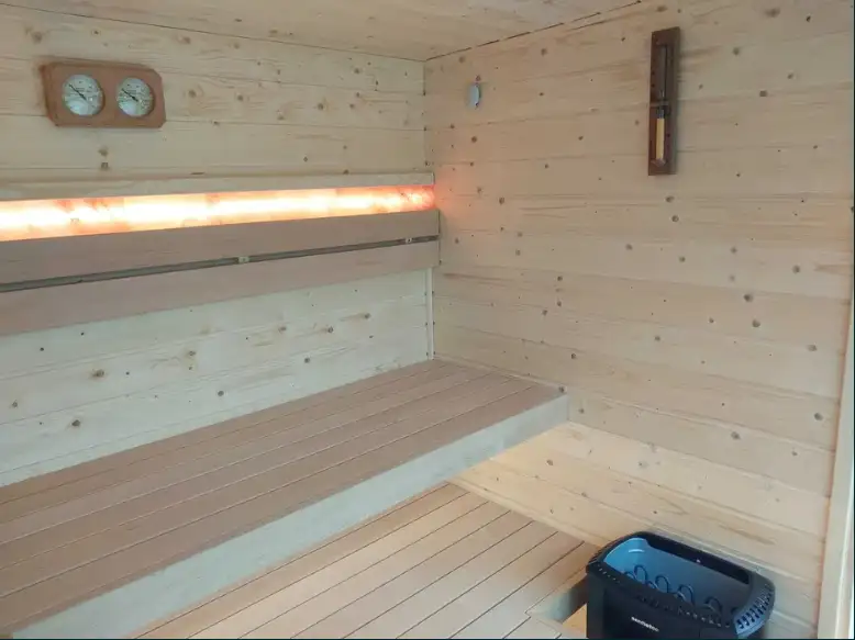 Sauna Fińska z przedsionkiem 3,5x2,5m