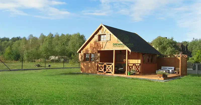 Domek z antresola Wiktor IV - wersja 1 - V1 - 5,9x5,9m SSO