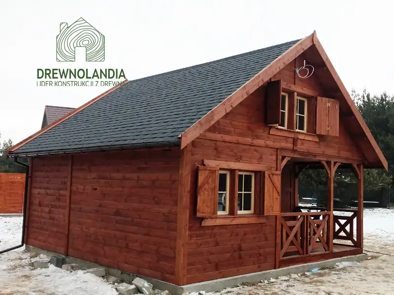 Domek z antresola Wiktor IV - wersja 1 - V1 - 5,9x5,9m SSO