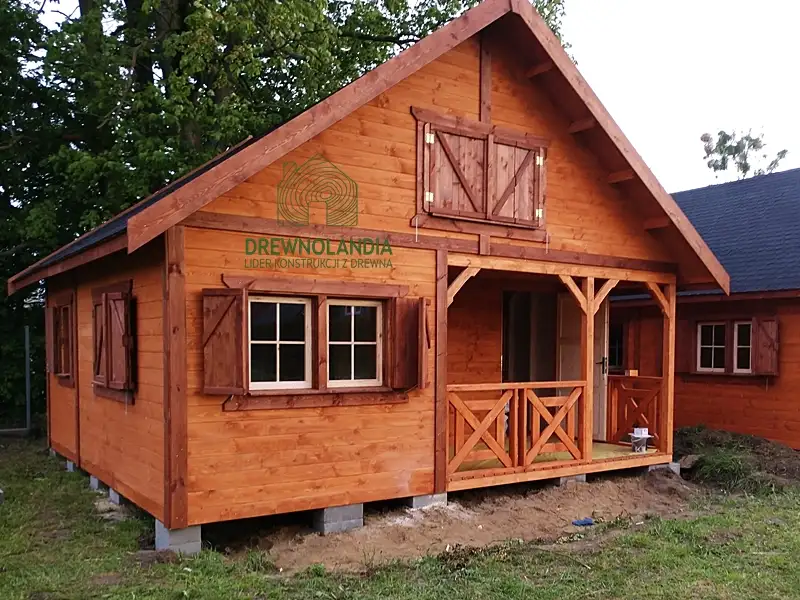 Domek z antresola Wiktor IV - wersja 1 - V1 - 5,9x5,9m SSO