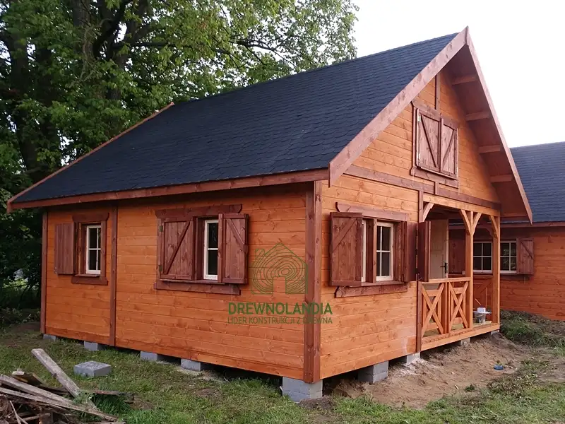 Domek z antresola Wiktor IV - wersja 1 - V1 - 5,9x5,9m SSO