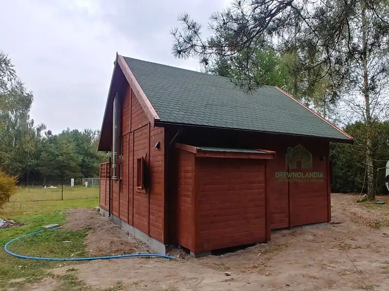 Domek z antresola Wiktor IV - wersja 1 - V1 - 5,9x5,9m SSO