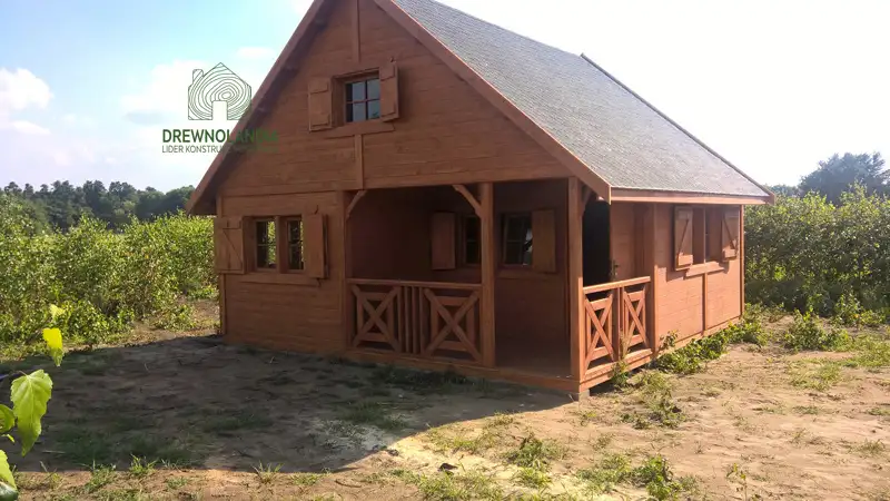 Domek z antresola Wiktor IV - wersja 1 - V1 - 5,9x5,9m SSO