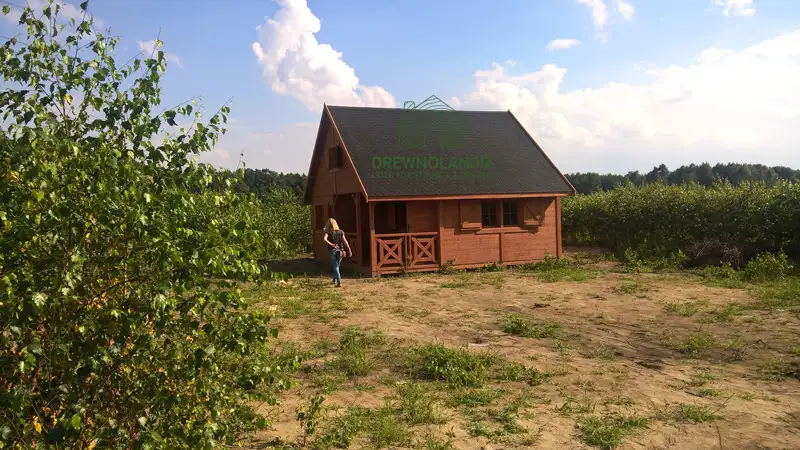 Domek z antresola Wiktor IV - wersja 1 - V1 - 5,9x5,9m SSO