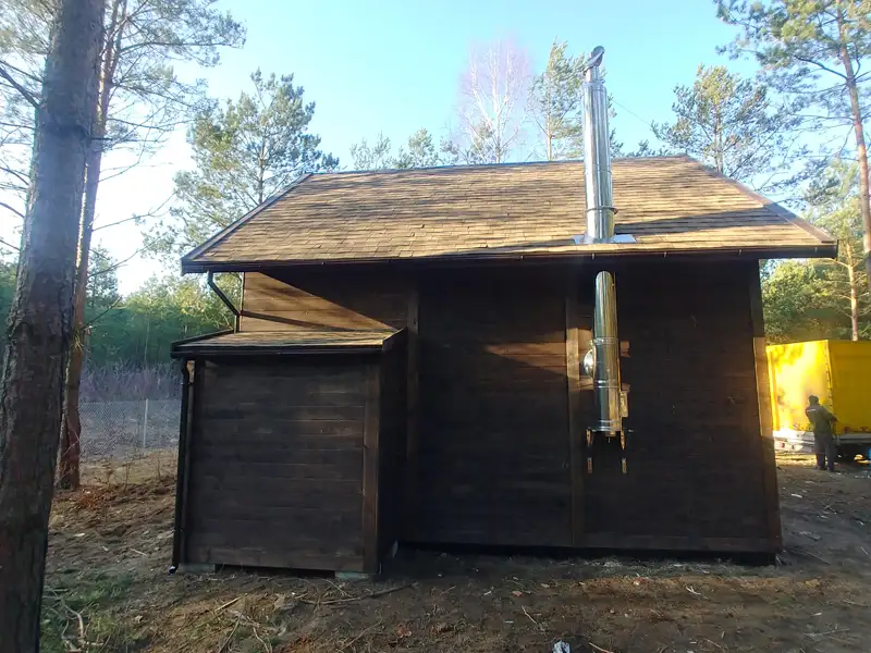 Domek z antresola Wiktor IV - wersja 1 - V1 - 5,9x5,9m SSO