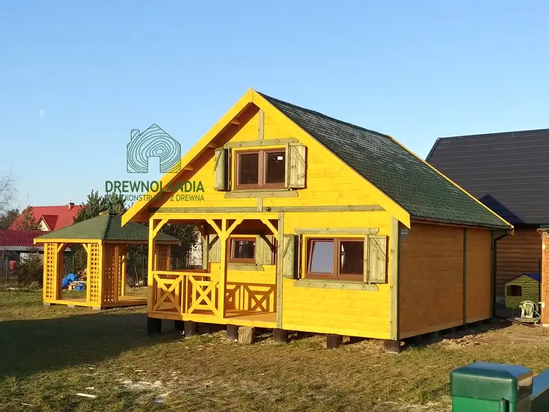 Domek z antresola Wiktor IV - wersja 1 - V1 - 5,9x5,9m SSO