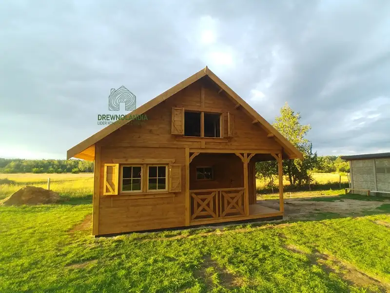 Domek z antresola Wiktor IV - wersja 1 - V1 - 5,9x5,9m SSO