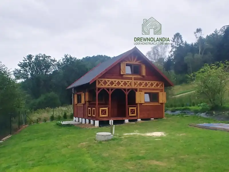 Domek z antresola Wiktor IV - wersja 1 - V1 - 5,9x5,9m SSO