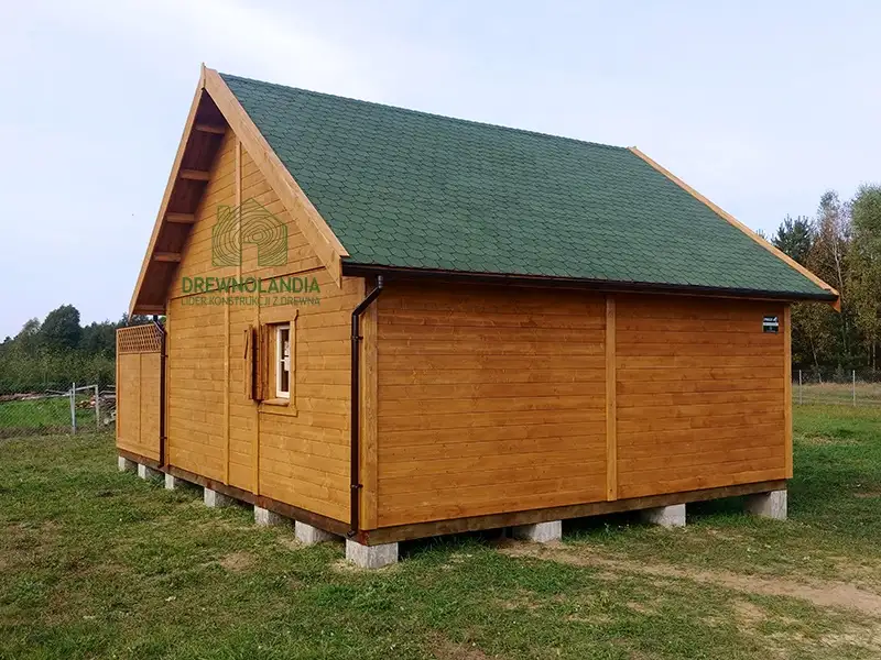 Domek z antresola Wiktor IV - wersja 1 - V1 - 5,9x5,9m SSO