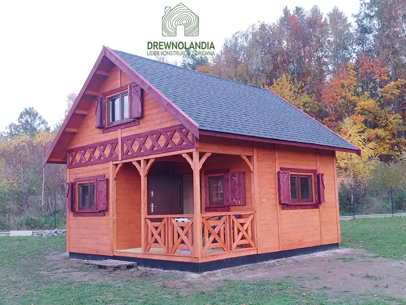 Domek z antresola Wiktor IV - wersja 1 - V1 - 5,9x5,9m SSO