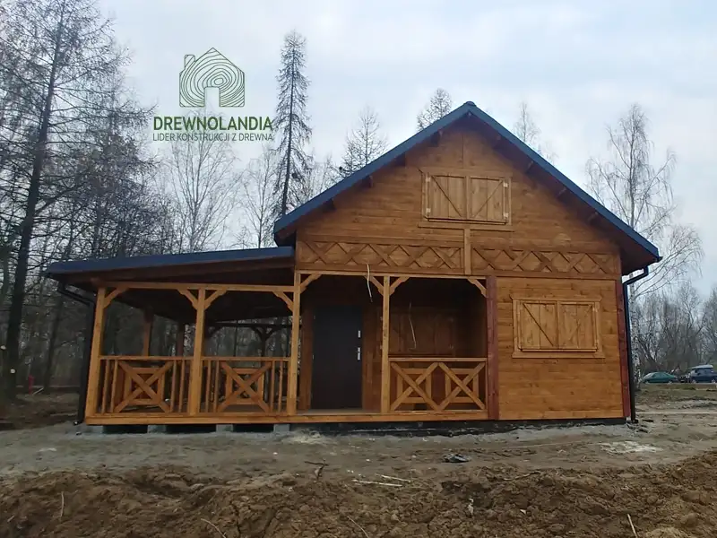 Domek z antresola Wiktor IV - wersja 1 - V1 - 5,9x5,9m SSO