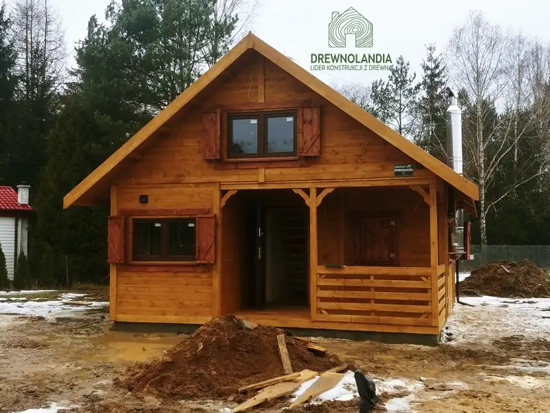 Domek z antresola Wiktor IV - wersja 1 - V1 - 5,9x5,9m SSO