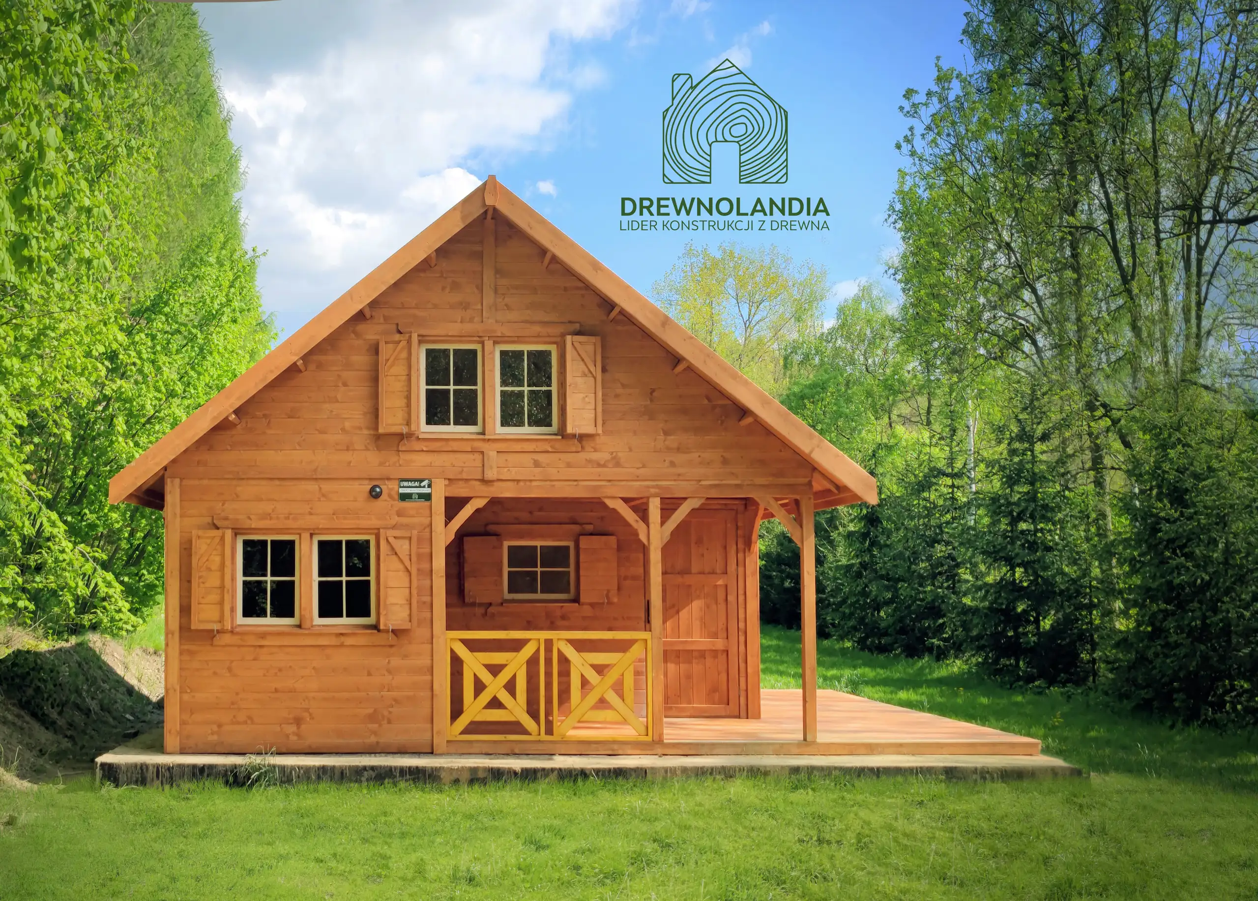 Domek z antresola Wiktor IV - wersja 1 - V1 - 5,9x5,9m SSO