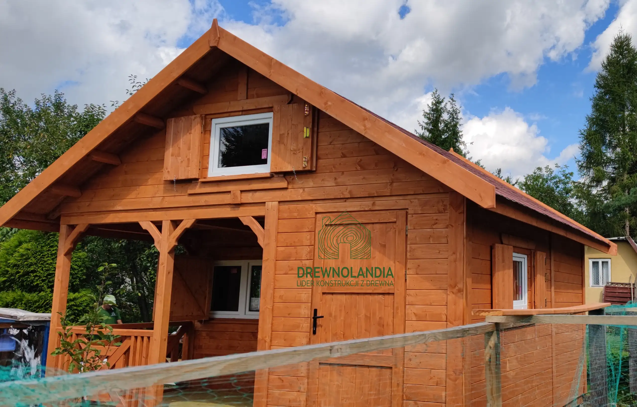 Domek z antresola Wiktor IV - wersja 1 - V1 - 5,9x5,9m SSO