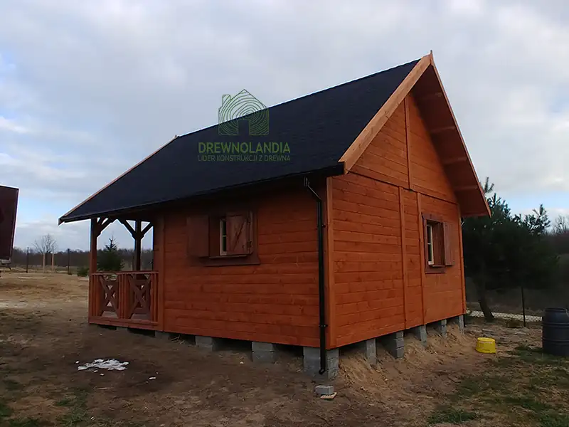 Domek drewniany Wiktor III - CRA - 5x6m 